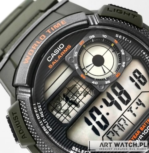 Zegarek Męski CASIO AE-1000W-3AVDF + BOX