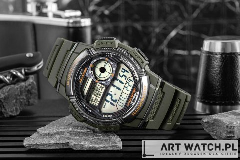 Zegarek Męski CASIO AE-1000W-3AVDF + BOX