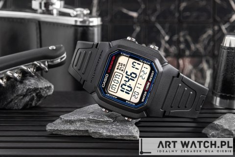Zegarek Męski CASIO W-800H-1AVDF + BOX