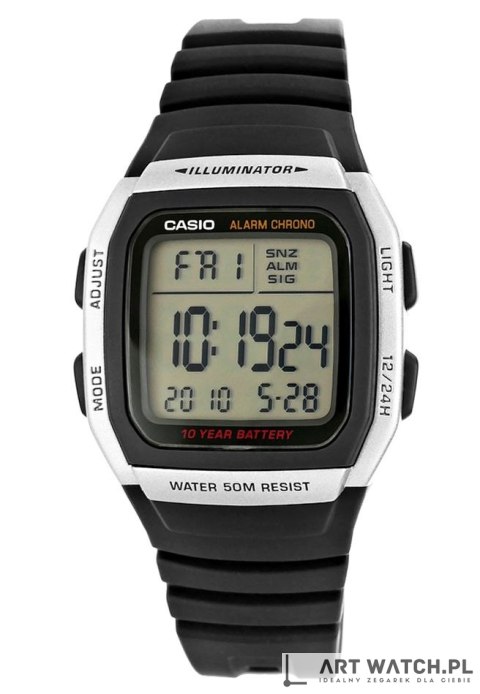 Zegarek Męski CASIO W-96H-1AVDF + BOX