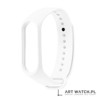 Pasek silikonowy do Xiaomi 5/6 - biały