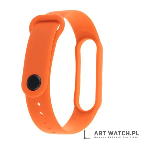 Pasek silikonowy do Xiaomi 5/6 - pomarańczowy