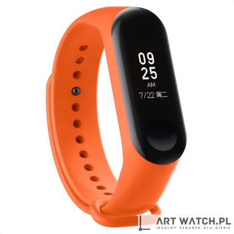 Pasek silikonowy do Xiaomi 5/6 - pomarańczowy