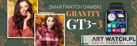 Smartwatch Damski Gravity GT3-3