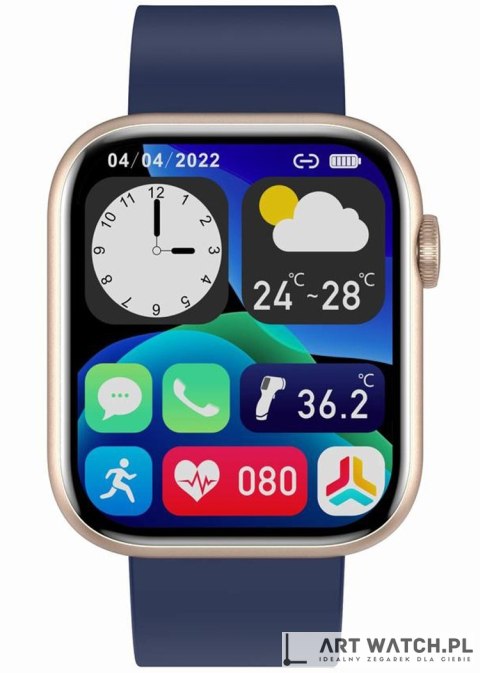 Smartwatch Damski Gravity GT3-4 Różowo-Granatowy