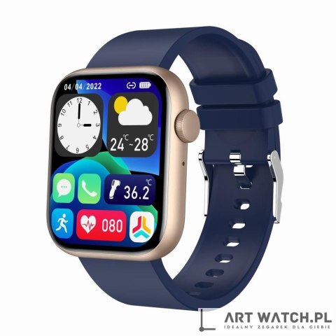 Smartwatch Damski Gravity GT3-4 Różowo-Granatowy