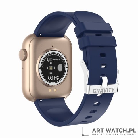 Smartwatch Damski Gravity GT3-4 Różowo-Granatowy