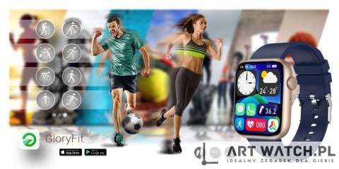 Smartwatch Damski Gravity GT3-4 Różowo-Granatowy