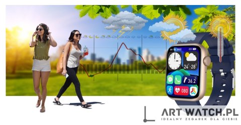 Smartwatch Damski Gravity GT3-4 Różowo-Granatowy