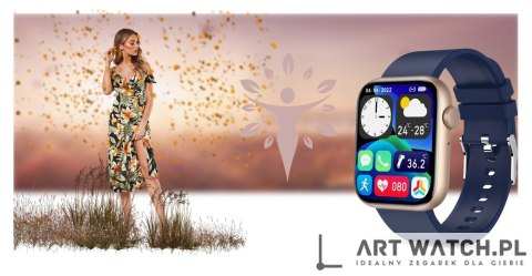 Smartwatch Damski Gravity GT3-4 Różowo-Granatowy