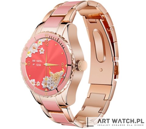 Smartwatch Damski Rubicon RNCE82 Różowy