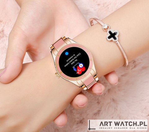 Smartwatch Damski Rubicon RNCE82 Różowy