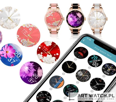 Smartwatch Damski Rubicon RNCE82 Różowy