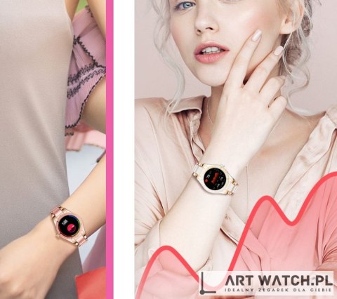 Smartwatch Damski Rubicon RNCE82 Różowy