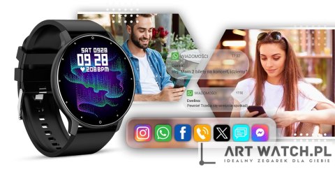 Smartwatch GIEWONT Czarny GW120-2 Pro