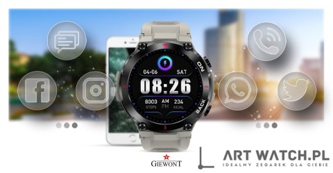 Smartwatch GIEWONT Pionier GPS GW460-3 - Light Stone