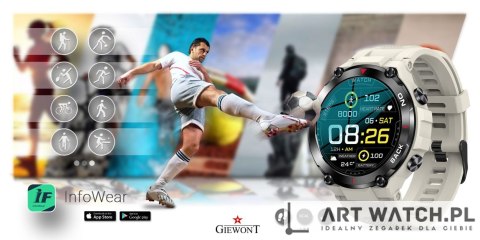 Smartwatch GIEWONT Pionier GPS GW460-3 - Light Stone