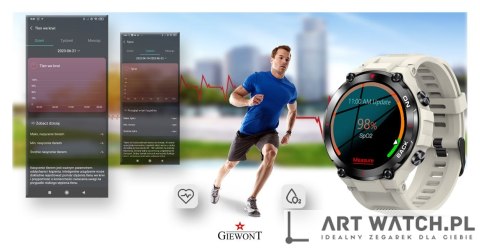 Smartwatch GIEWONT Pionier GPS GW460-3 - Light Stone