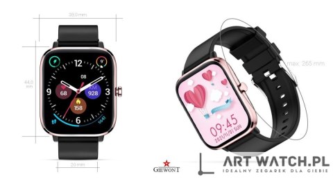 Smartwatch Giewont Różowo-Czarny GW230-3