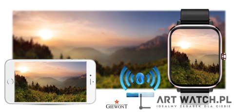 Smartwatch Giewont Różowo-Czarny GW230-3