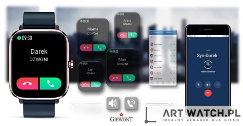 Smartwatch Giewont Różowo-Granatowy GW230-5