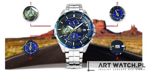 Zegarek Męski CASIO EDIFICE EFR-556DB-2AVUEF 10 BAR + BOX