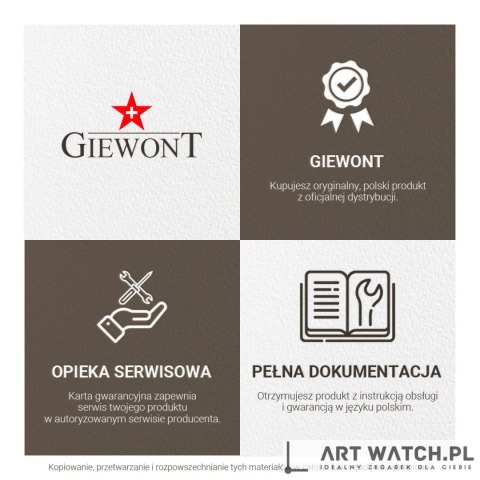 Zegarek Męski GIEWONT GW6480-1