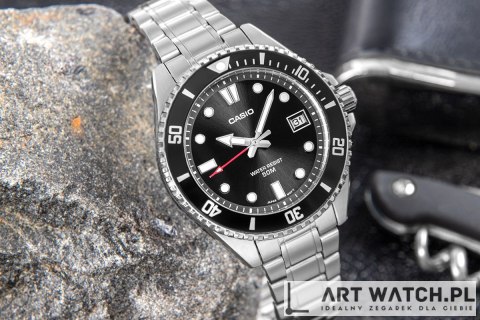 Zegarek Męski CASIO MDV-10D-1A1VEF + BOX