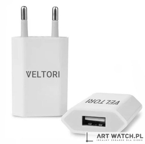 ŁADOWARKA do Smartwatch VELTORI POWER ON USB 5V 1A VTL1 Uniwersalna