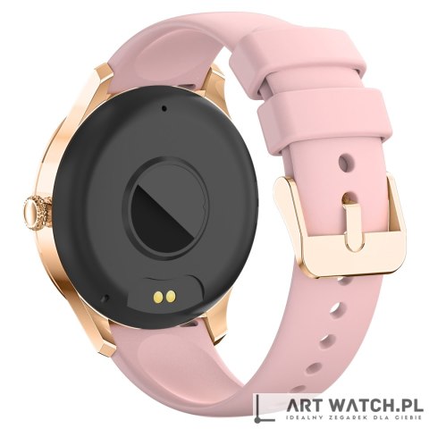 Smartwatch Damski VELTORI VT360-1 Różowy Pasek Silikonowy