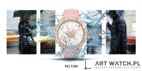 Smartwatch Damski VELTORI VT360-1 Różowy Pasek Silikonowy