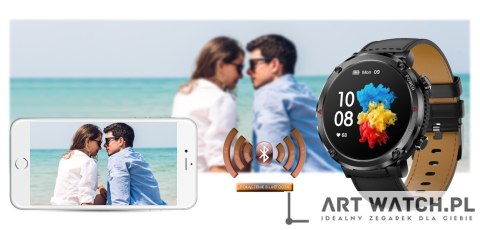 Smartwatch Gravity GT21-3 + Czarny Pasek Silikonowy