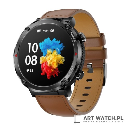 Smartwatch Gravity GT21-4 + Czarny Pasek Silikonowy