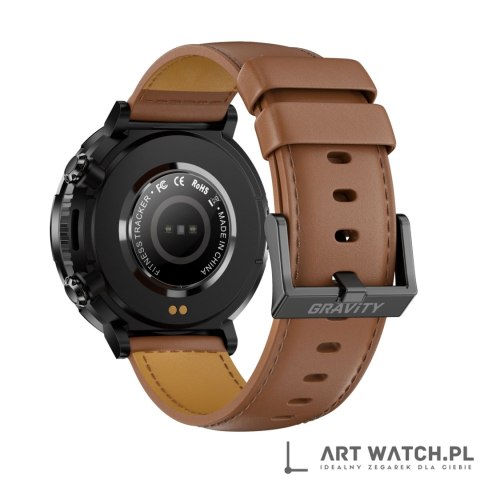 Smartwatch Gravity GT21-4 + Czarny Pasek Silikonowy