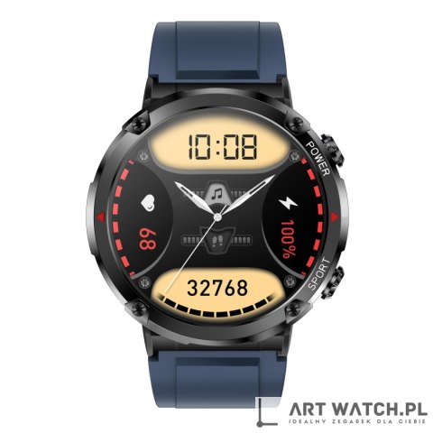 Smartwatch Gravity GT21-5 + Granatowy Pasek Silikonowy