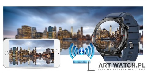 Smartwatch Gravity GT21-5 + Granatowy Pasek Silikonowy