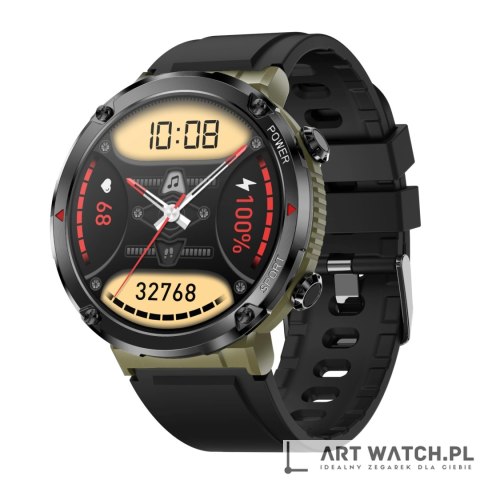 Smartwatch Gravity GT21-7 + Czarny Pasek Silikonowy