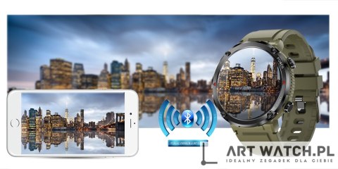 Smartwatch Gravity GT21-7 + Czarny Pasek Silikonowy