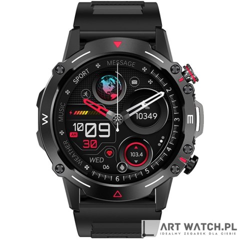 Smartwatch VELTORI VT110-1 Czarny Pasek Silikonowy