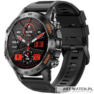 Smartwatch VELTORI VT120-1 Czarny Pasek Silikonowy