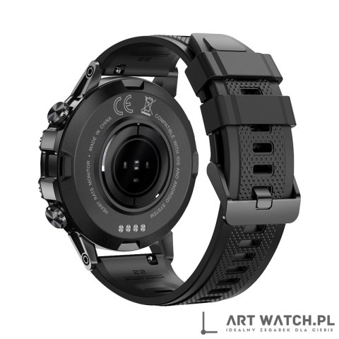 Smartwatch VELTORI VT120-1 Czarny Pasek Silikonowy