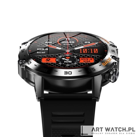 Smartwatch VELTORI VT120-1 Czarny Pasek Silikonowy