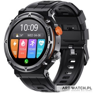 Smartwatch VELTORI VT130-1 Czarny Pasek Silikonowy