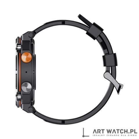 Smartwatch VELTORI VT130-1 Czarny Pasek Silikonowy
