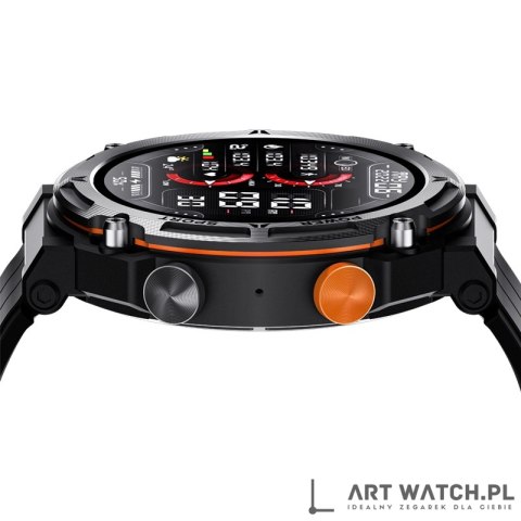 Smartwatch VELTORI VT130-1 Czarny Pasek Silikonowy