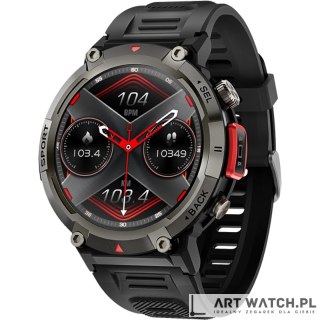Smartwatch VELTORI VT140-1 Czarny Pasek Silikonowy