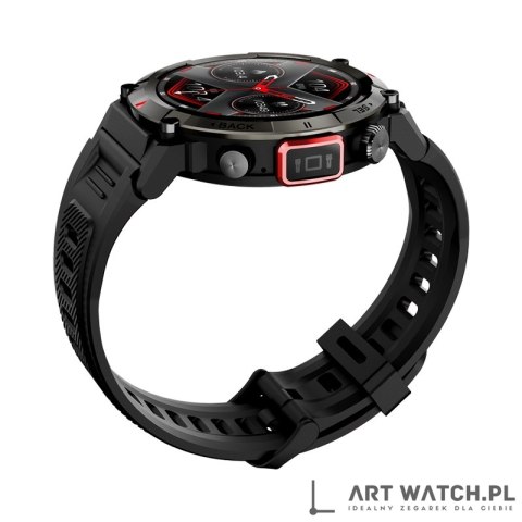 Smartwatch VELTORI VT140-1 Czarny Pasek Silikonowy
