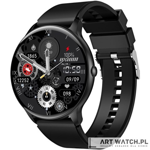 Smartwatch VELTORI VT160-1 Czarny Pasek Silikonowy