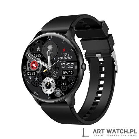 Smartwatch VELTORI VT160-1 Czarny Pasek Silikonowy
