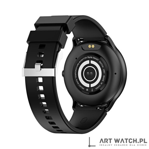 Smartwatch VELTORI VT160-1 Czarny Pasek Silikonowy